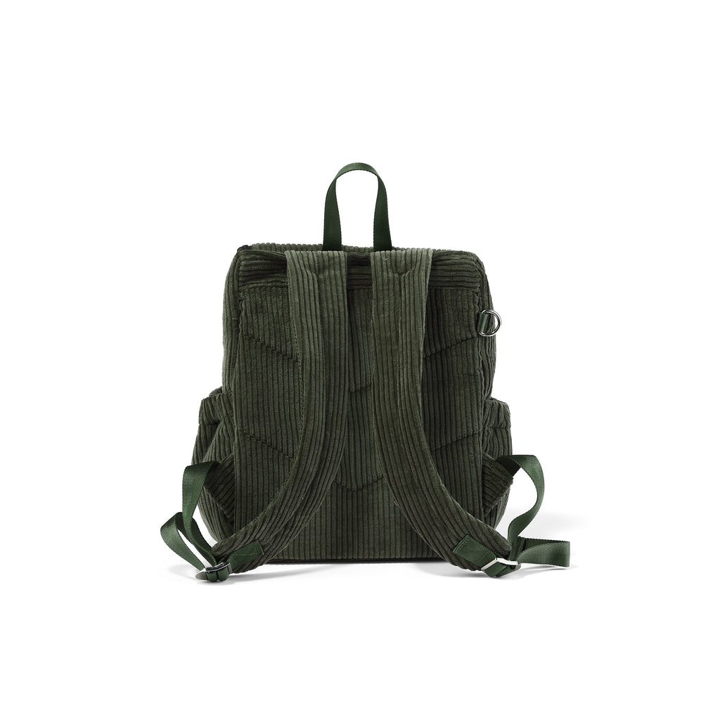 Signature Kids Backpack - Moss Green Corduroy OiOi