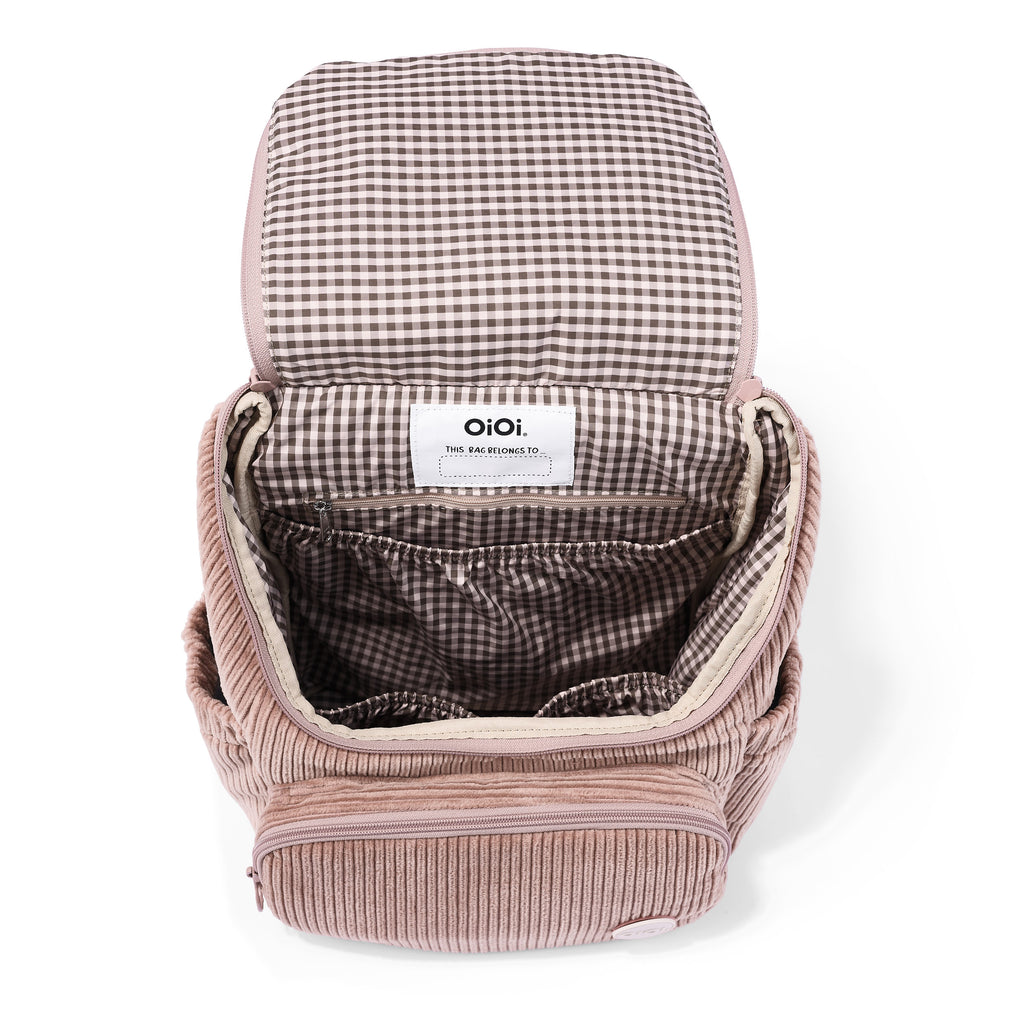 Signature Kids Backpack - Rose Pink Corduroy OiOi