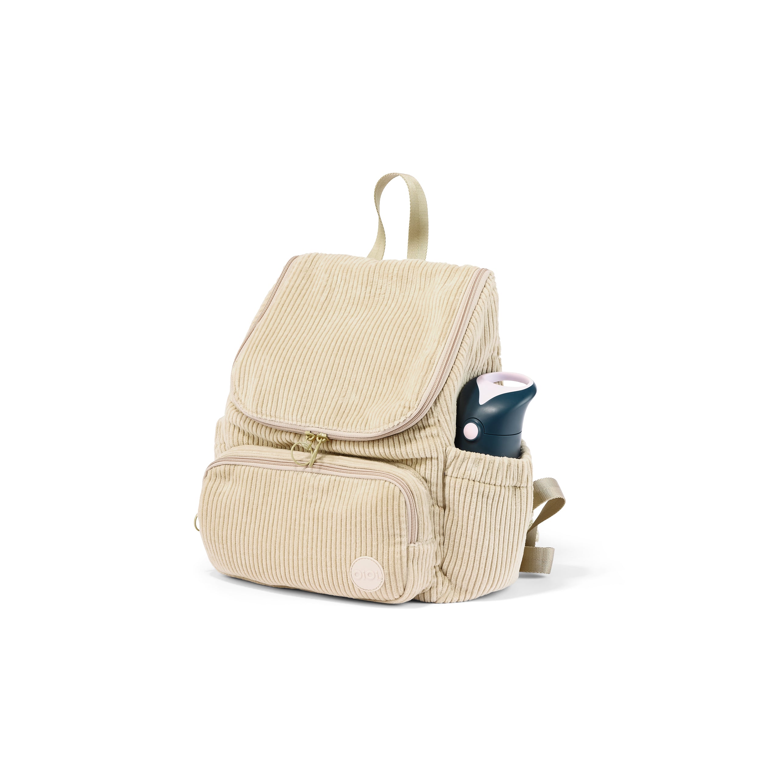 Signature Kids Backpack - Cream Corduroy OiOi