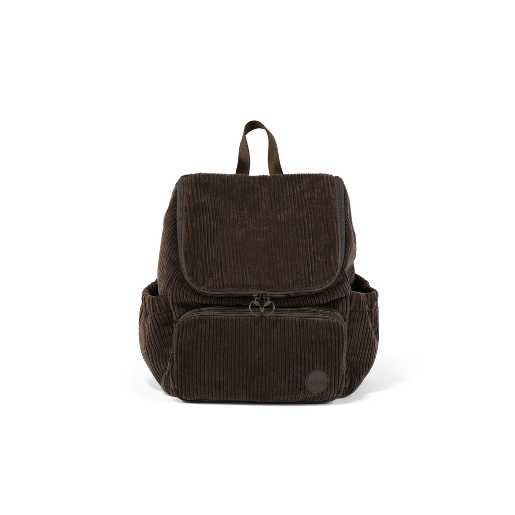Signature Kids Backpack - Chocolate Brown Corduroy OiOi