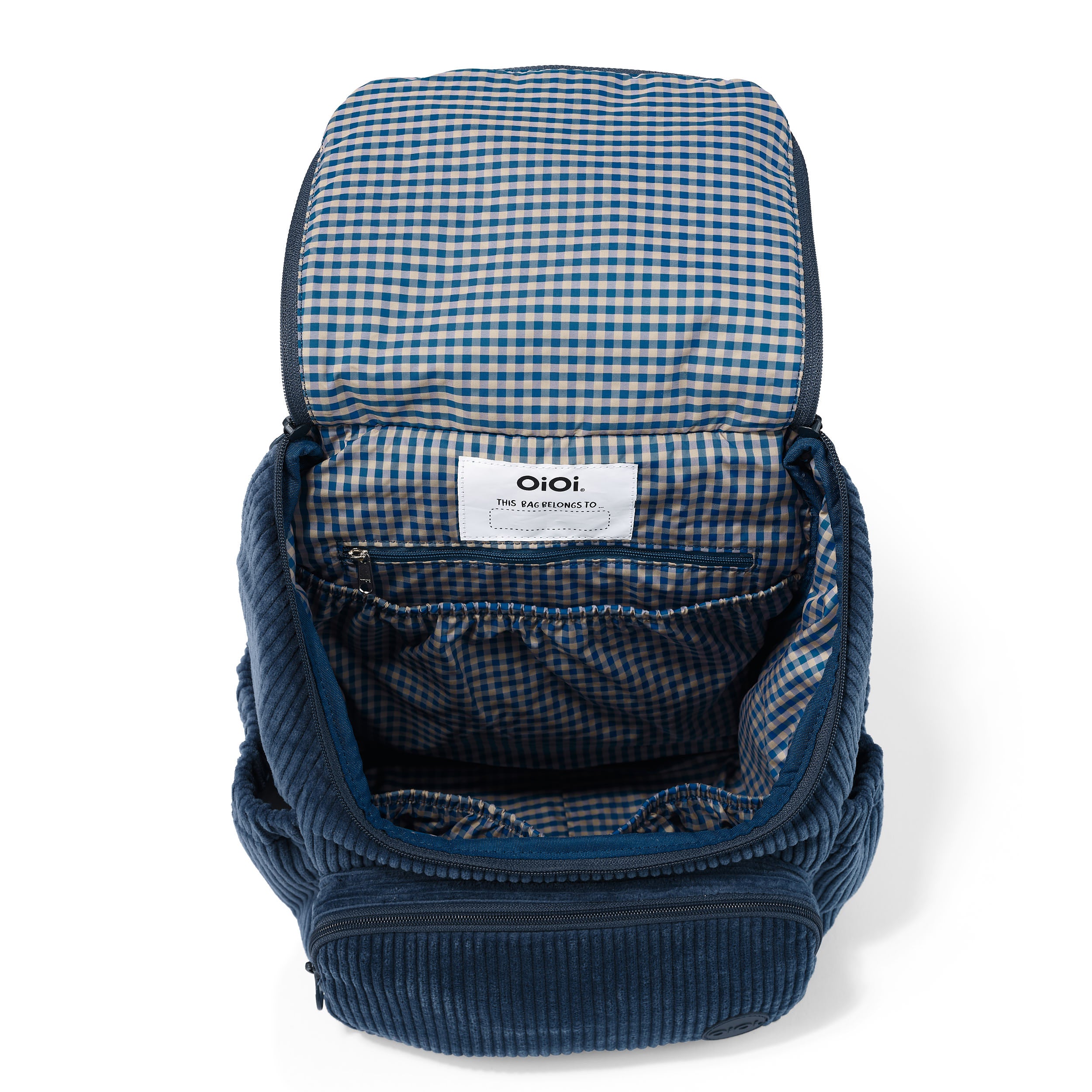 Signature Kids Backpack - Ocean Blue Corduroy OiOi