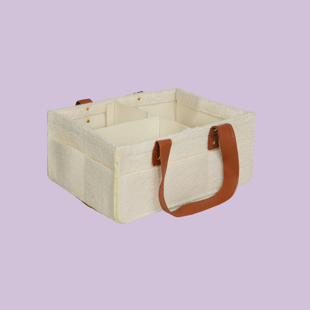 MINI Teddy Bunnie Caddie - Nursery Organiser in Cream