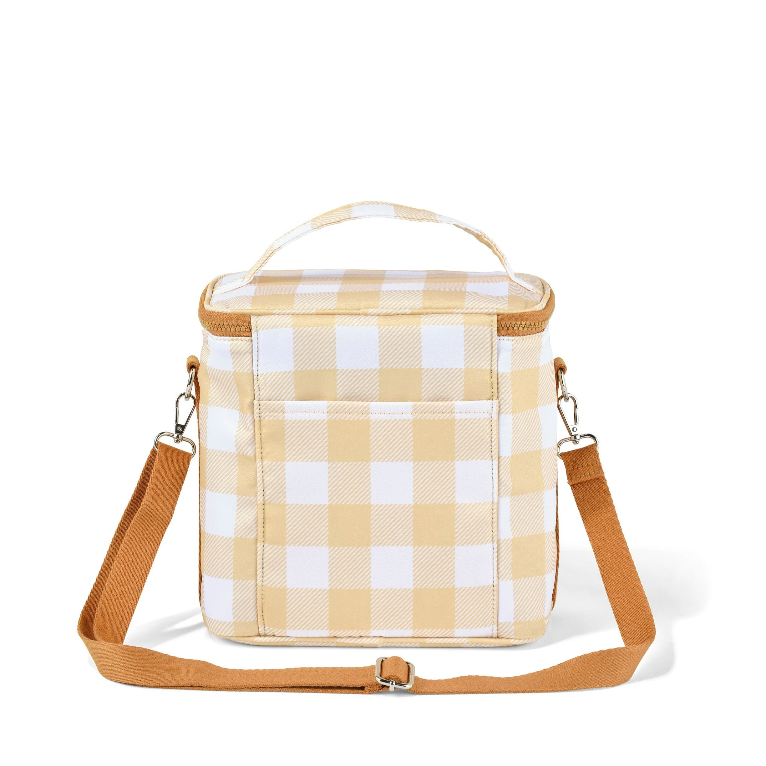 Midi Insulated Bag - Beige Gingham