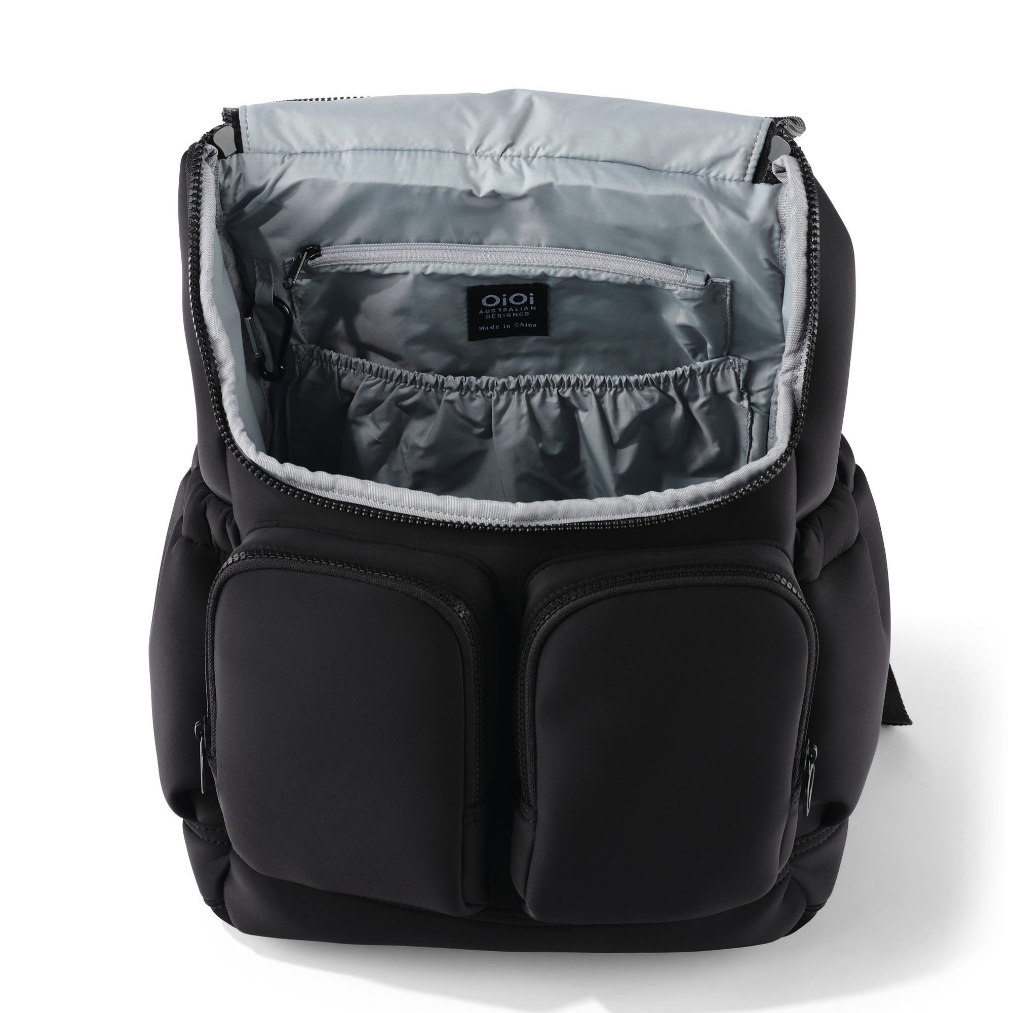 Signature Diaper Backpack - Black Neoprene