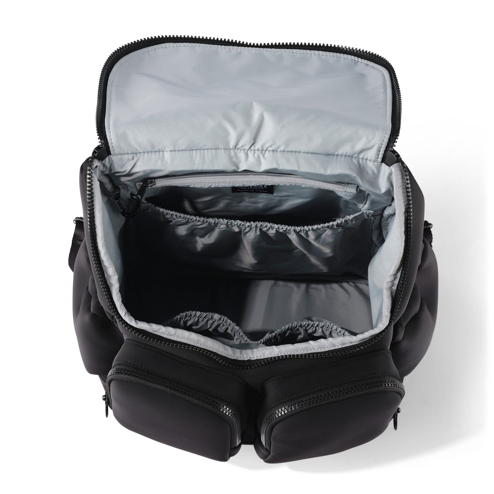 Signature Diaper Backpack - Black Neoprene