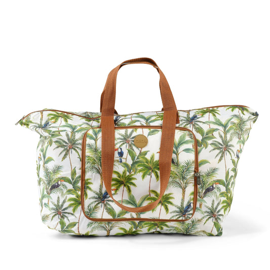 Fold-Up Shopping Tote - Tropical