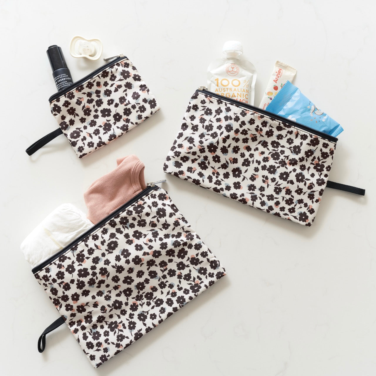 Packing Pouch Trio - Ditsy Floral