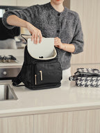 Mini Signature Backpack - Black Nylon