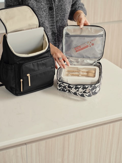 Mini Signature Backpack - Black Nylon