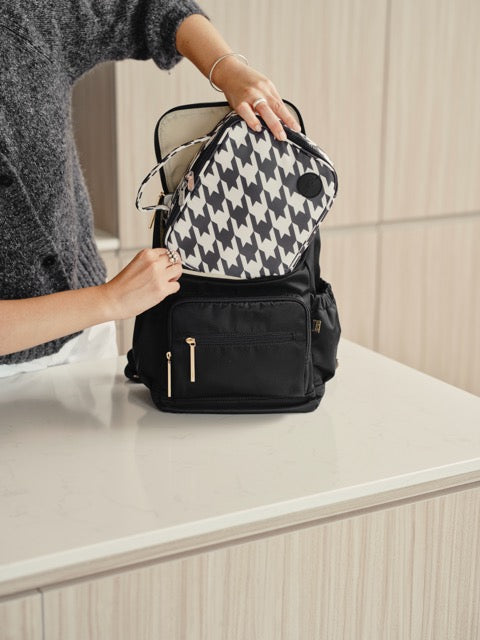 Mini Signature Backpack - Black Nylon