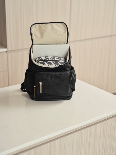 Mini Signature Backpack - Black Nylon