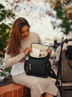 Mini Signature Backpack - Black Nylon