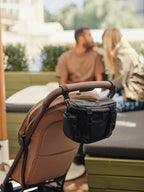 Traveller Stroller and Pram Organiser/Caddy - Black Weatherproof