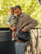 AS-IS: Traveller Stroller and Pram Organiser/Caddy - Black Weatherproof Bubsmamy