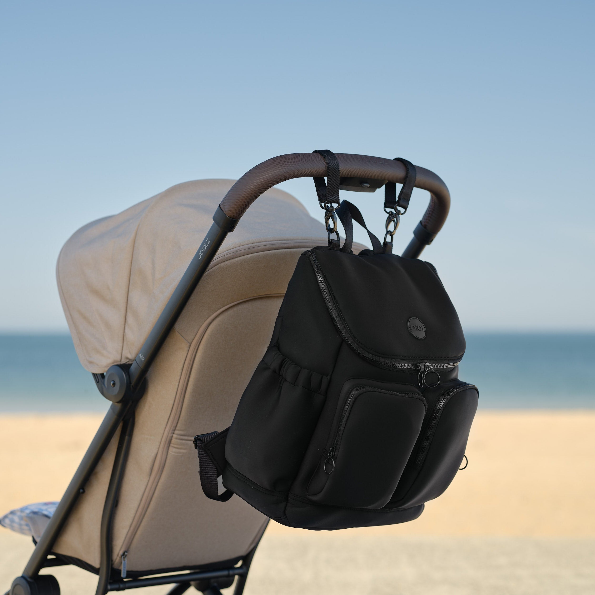 Signature Diaper Backpack - Black Neoprene