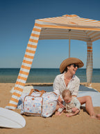 Fold-Up Shopping Tote - Mediterranean