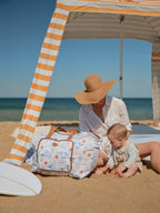 Fold-Up Shopping Tote - Mediterranean