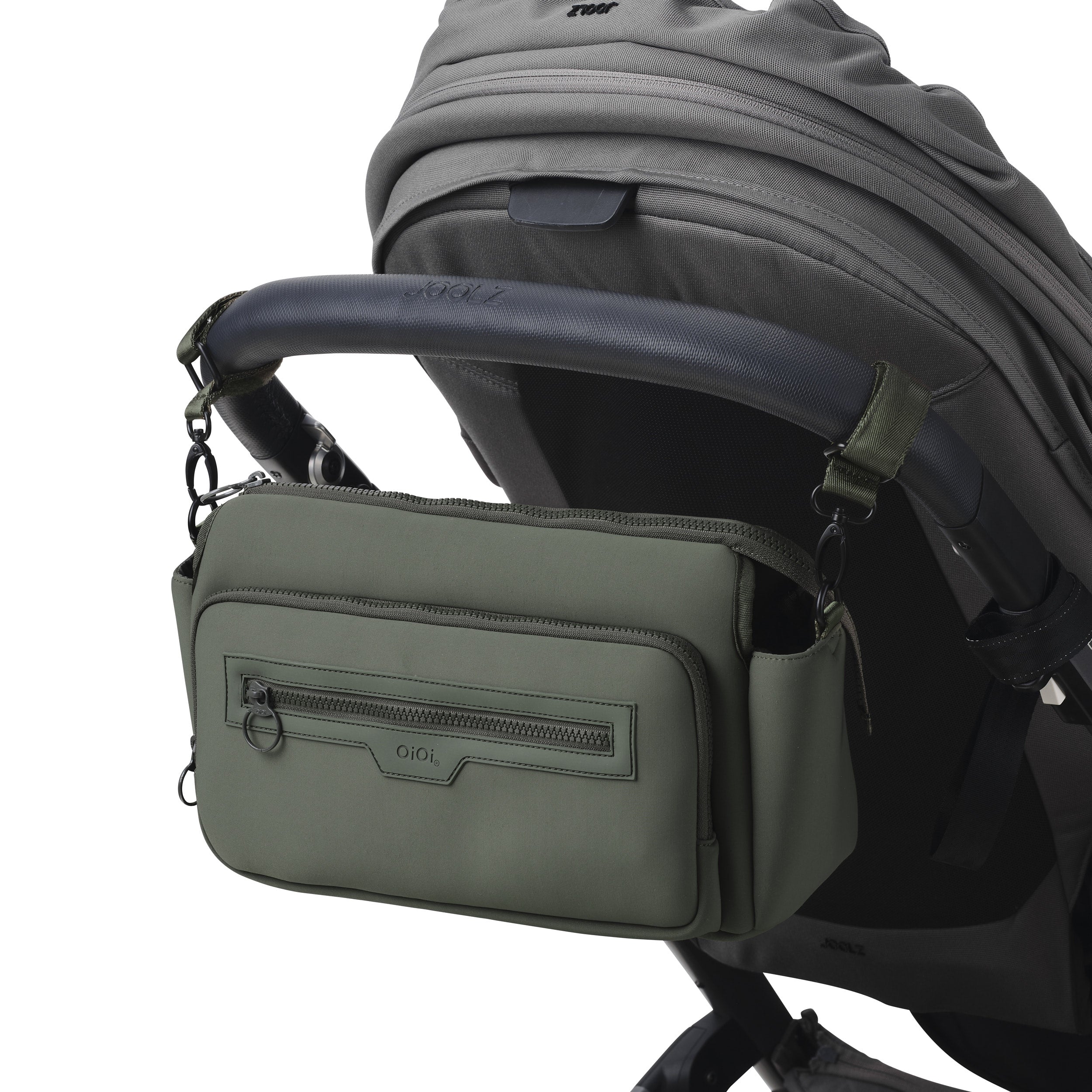 Multitasker Stroller and Pram Organiser/Caddy - Sage Neoprene