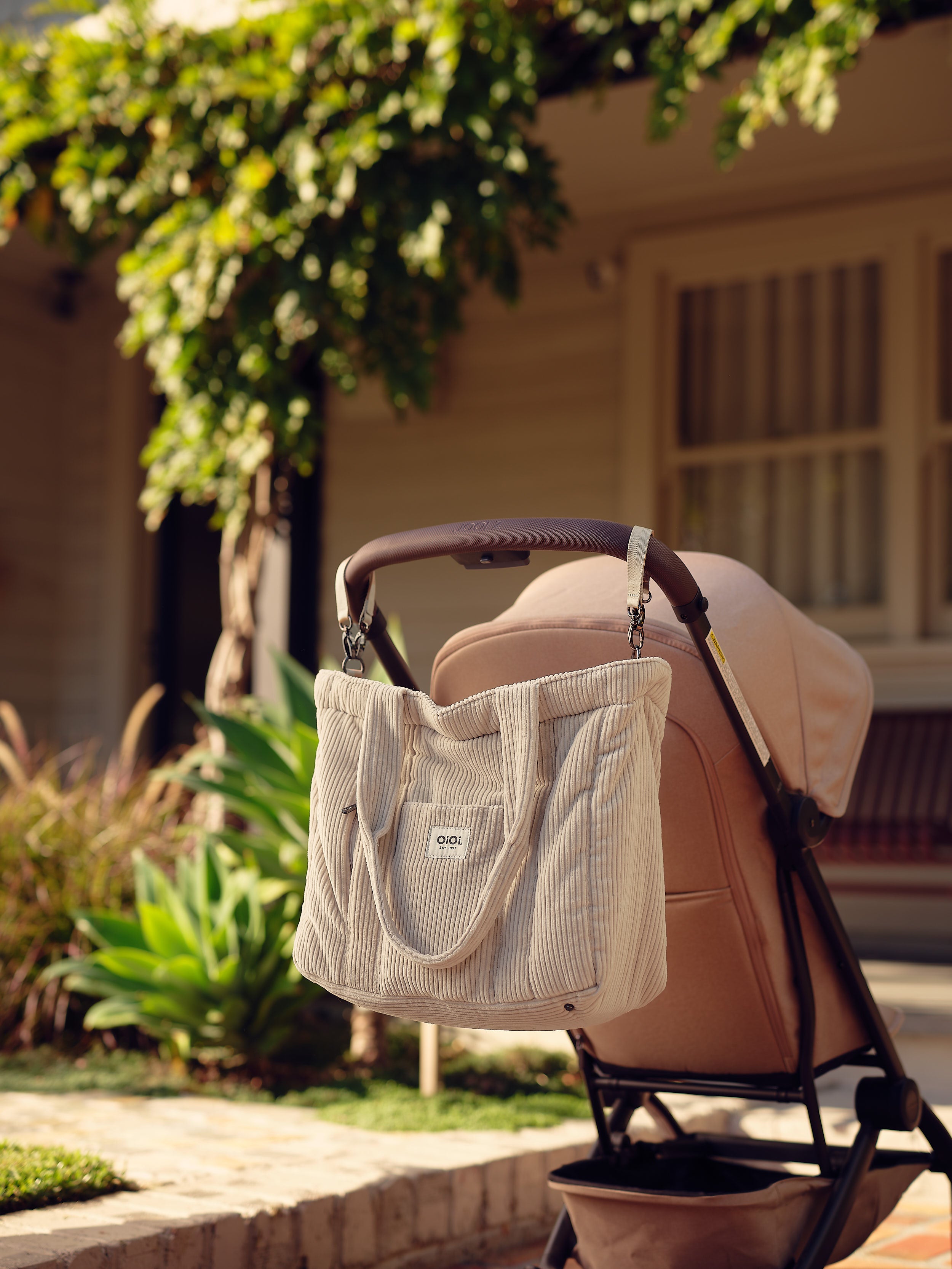 Everyday Tote - Cream Corduroy OiOi