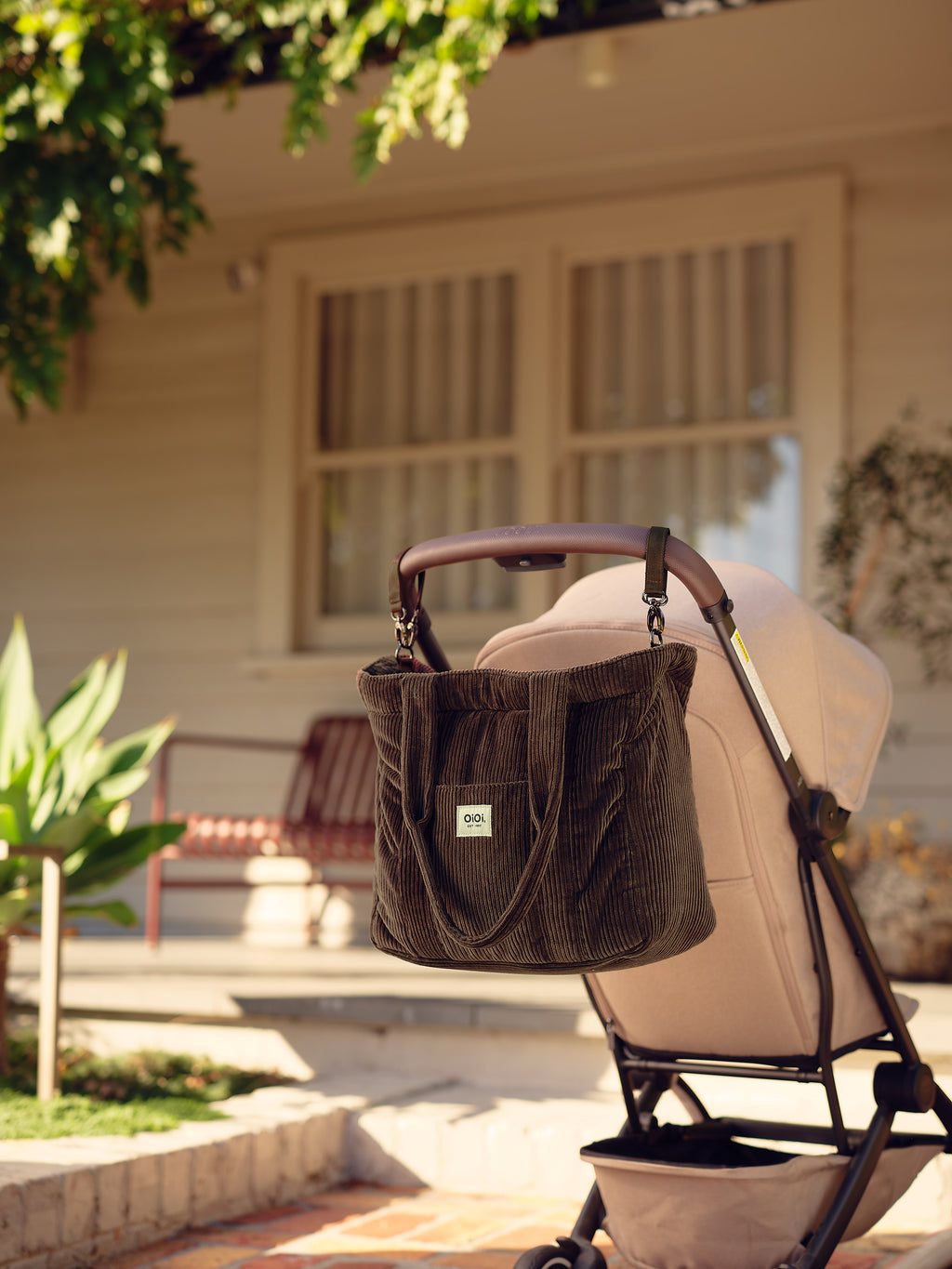 Everyday Tote - Chocolate Brown Corduroy OiOi