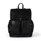 Signature Backpack - Black Dimple Vegan Leather
