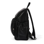 Signature Backpack - Black Dimple Vegan Leather