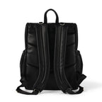Signature Backpack - Black Dimple Vegan Leather
