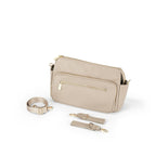 Multitasker Stroller and Pram Organiser/Caddy - Oat Vegan Leather