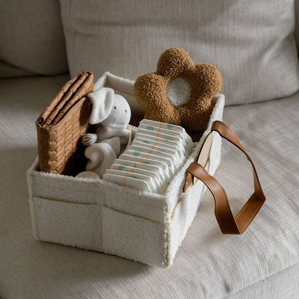 MINI Teddy Bunnie Caddie - Nursery Organiser in Cream