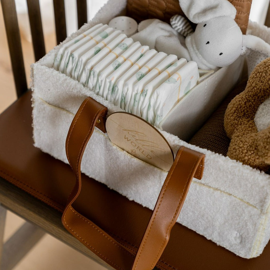 MINI Teddy Bunnie Caddie - Nursery Organiser in Cream