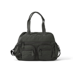 Carry All Bag - Olive Houndstooth Quilted Nylon