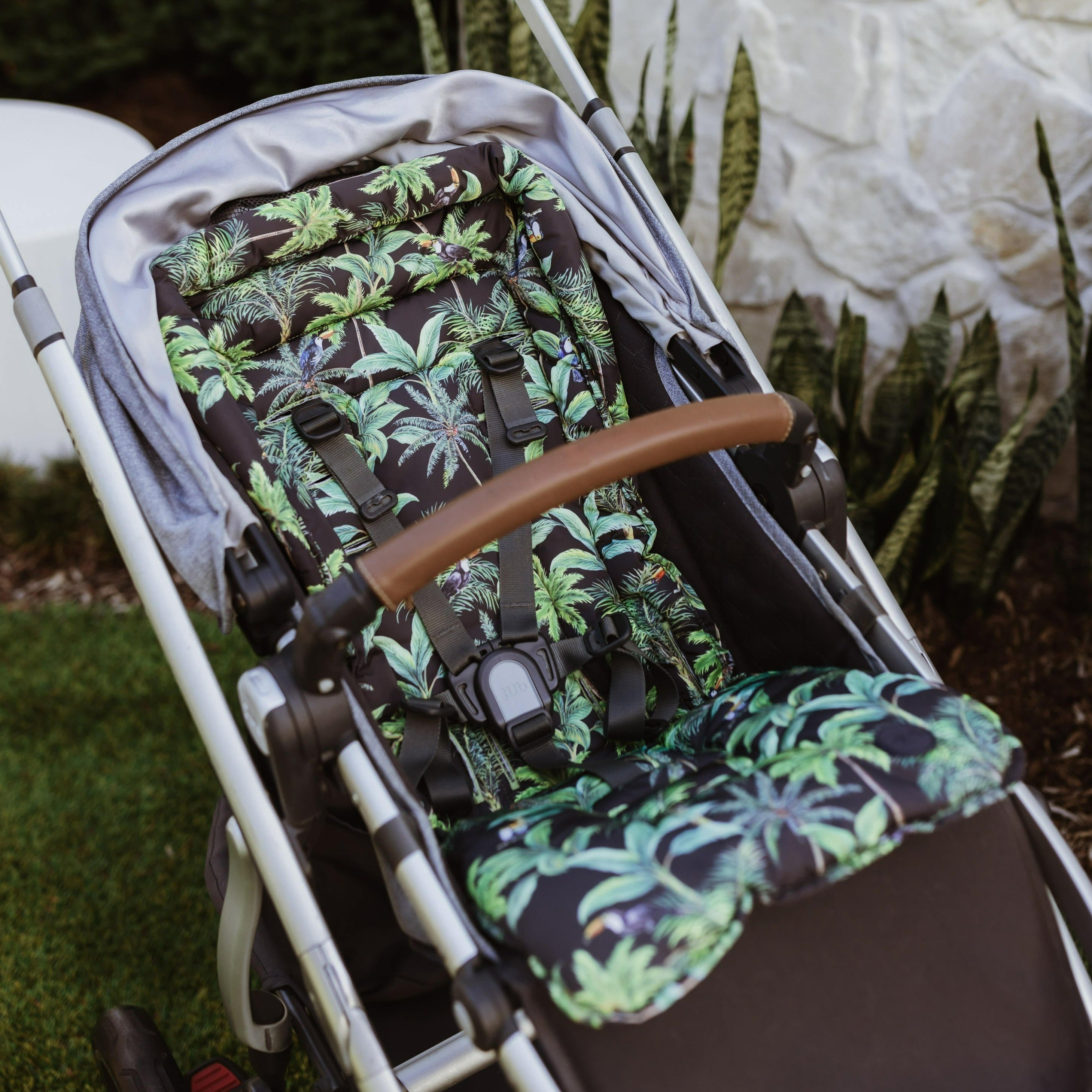 Reversible Stroller Liner - Tropical