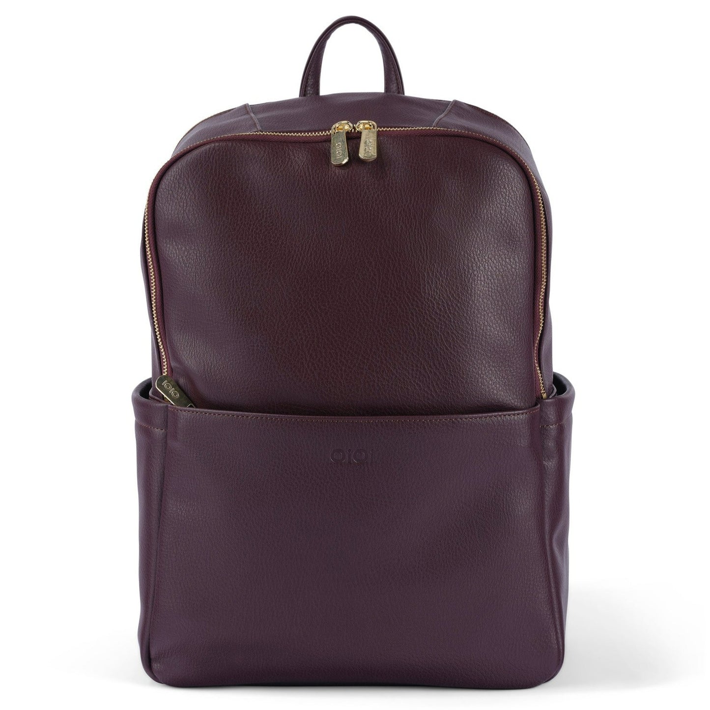 Multitasker Diaper Backpack - Mulberry Vegan Leather