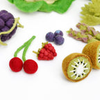Felt Vegetables and Fruits Set - 15 pieces