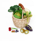 Felt Vegetables and Fruits Set - 15 pieces