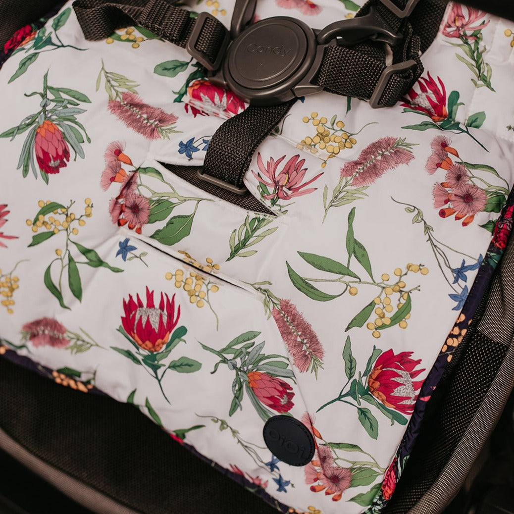 Reversible Stroller Liner - Botanical