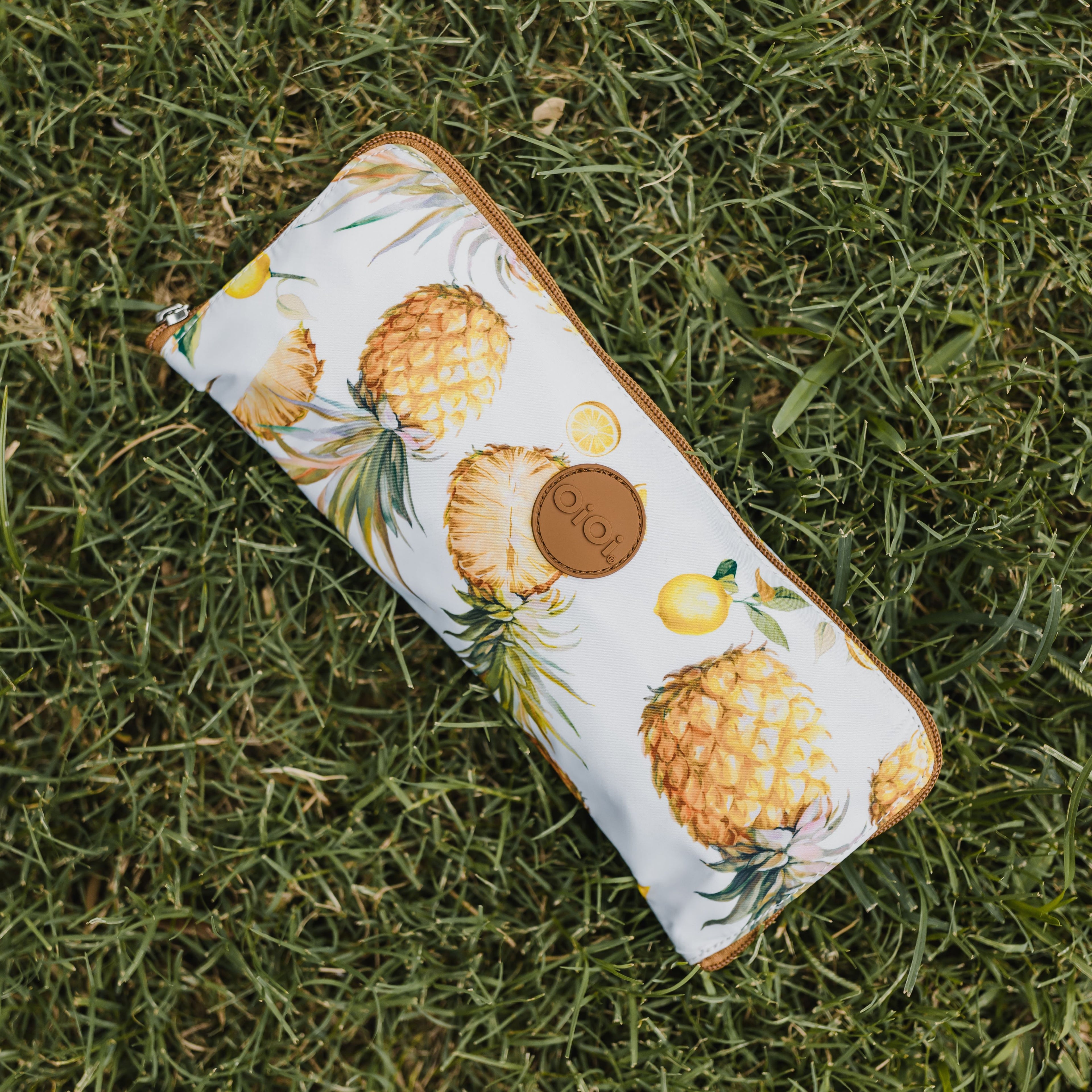 Fold-Up Shopping Tote - Pineapple