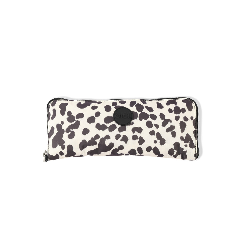 Fold-Up Shopping Tote - Leopard