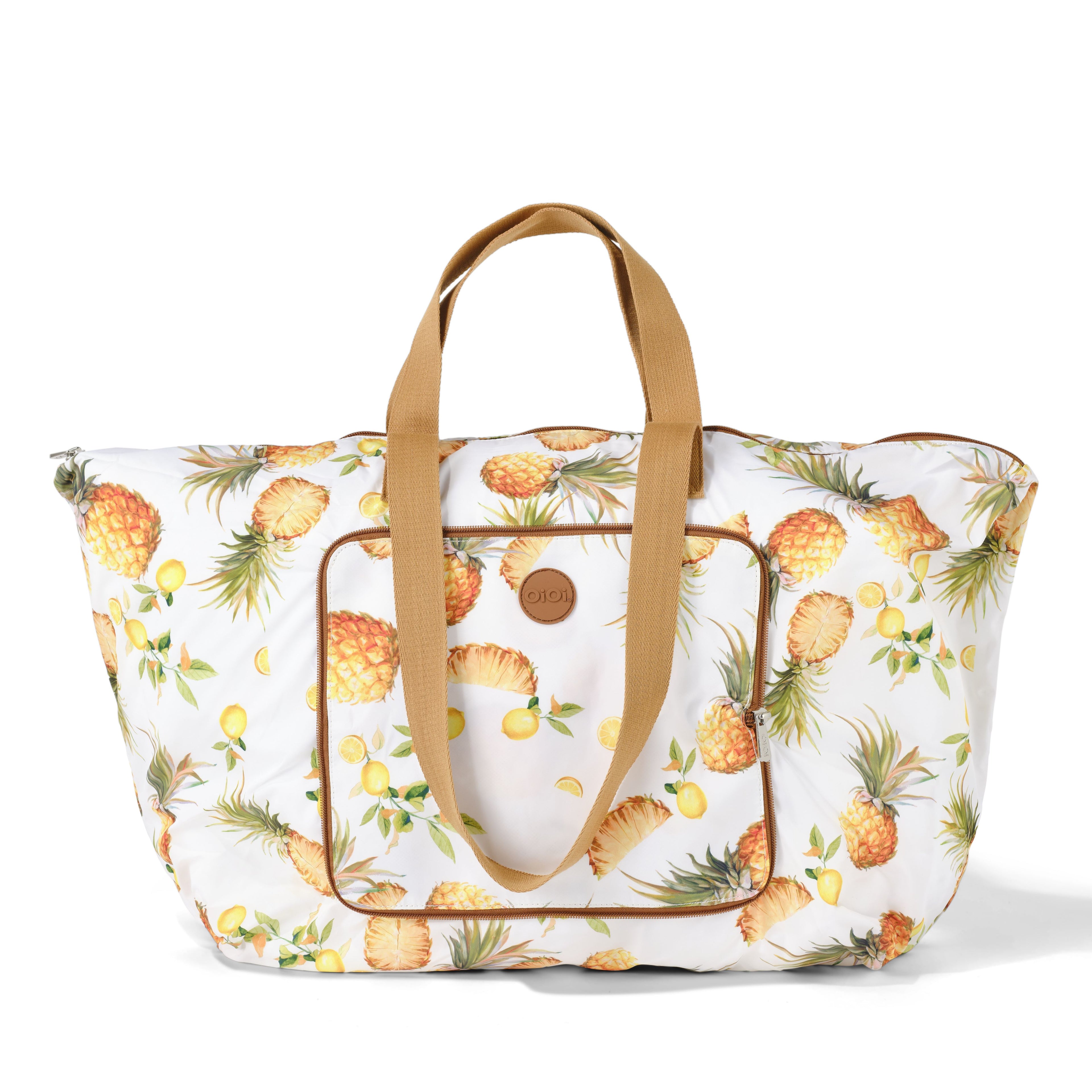 Fold-Up Shopping Tote - Pineapple