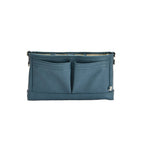 Signature Stroller and Pram Organiser/Caddy - Stone Blue Vegan Leather