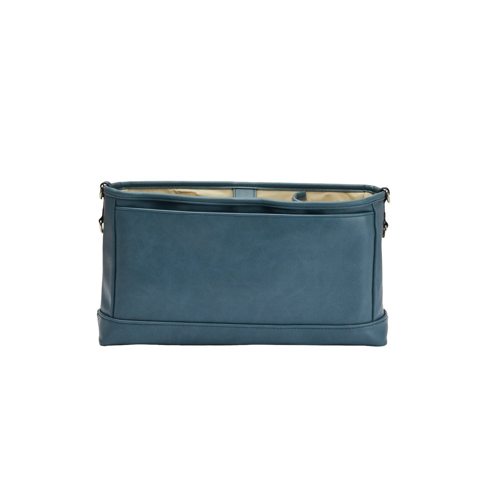 Signature Stroller and Pram Organiser/Caddy - Stone Blue Vegan Leather