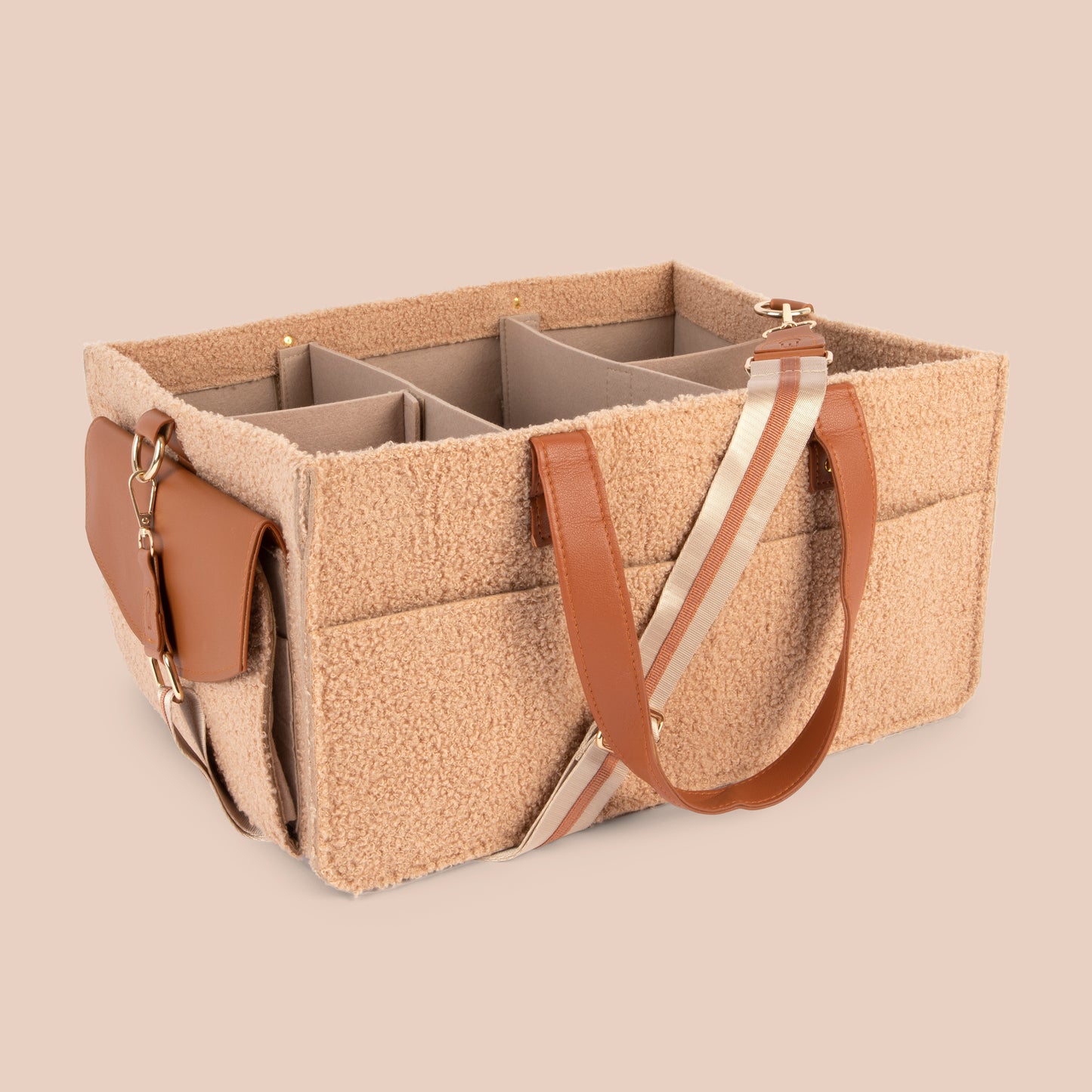 Teddy Bunnie Caddie - Nursery Organiser in Tan